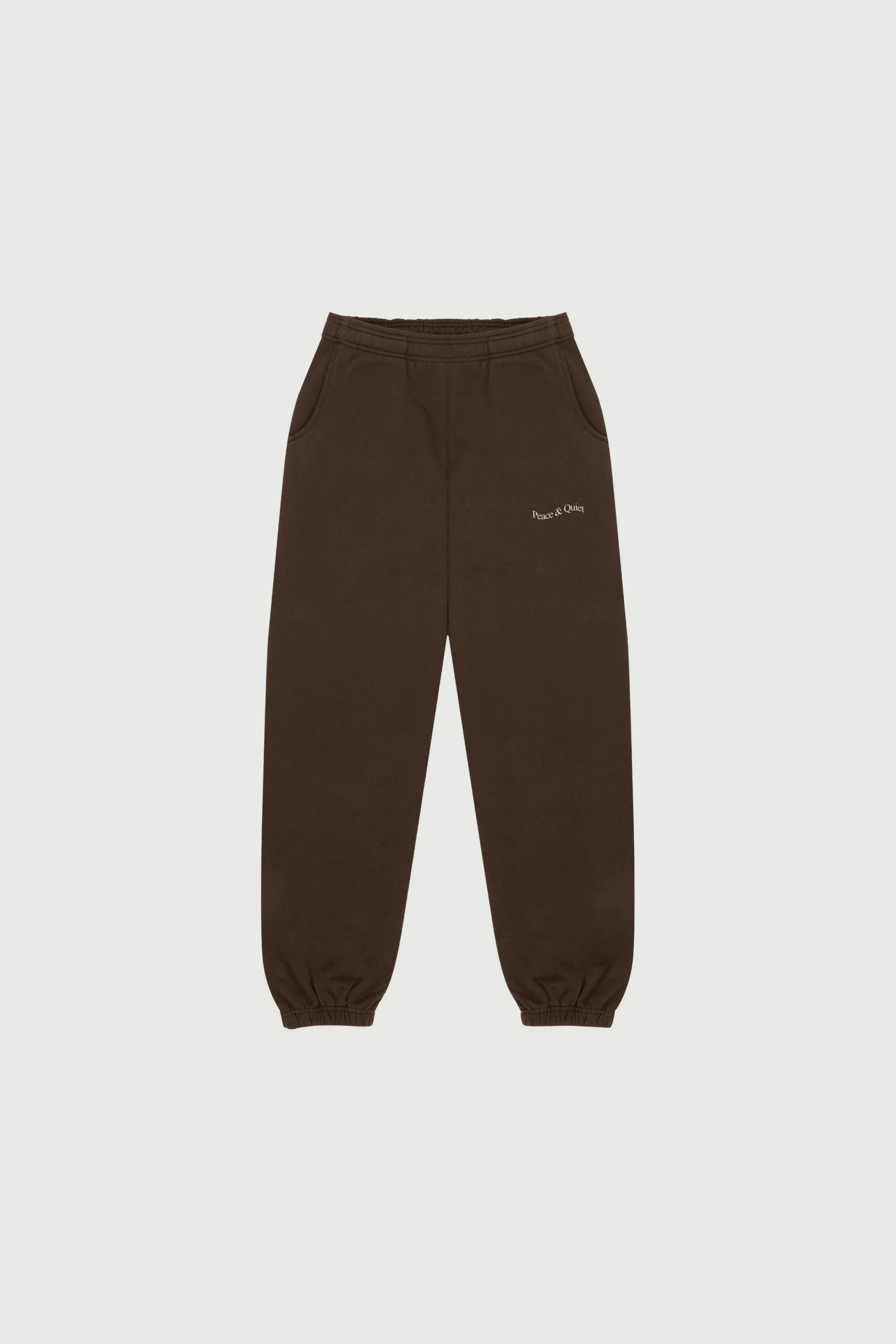 Wordmark Sweatpants - Brown sold by Museum of Peace and Quiet
