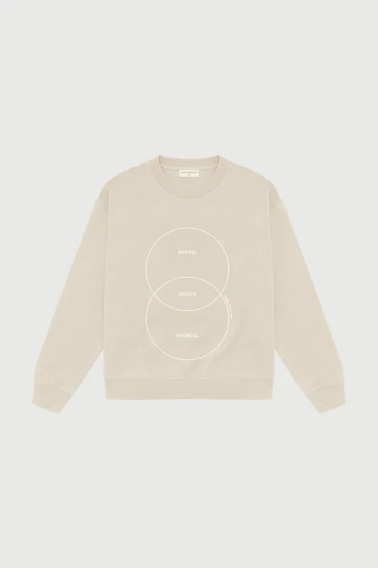 Health Crewneck - Taupe sold by Museum of Peace and Quiet