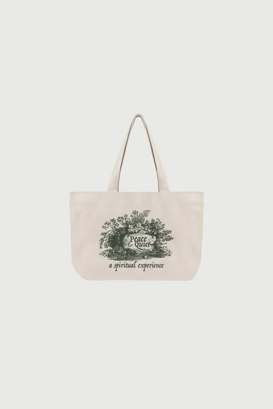 Spiritual Experience Tote - Bone sold by Museum of Peace and Quiet