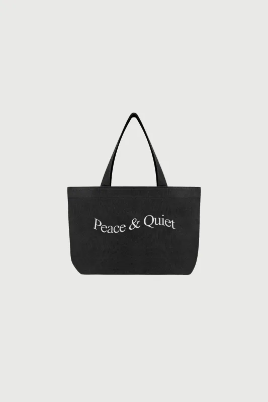 Wordmark Tote - Black sold by Museum of Peace and Quiet