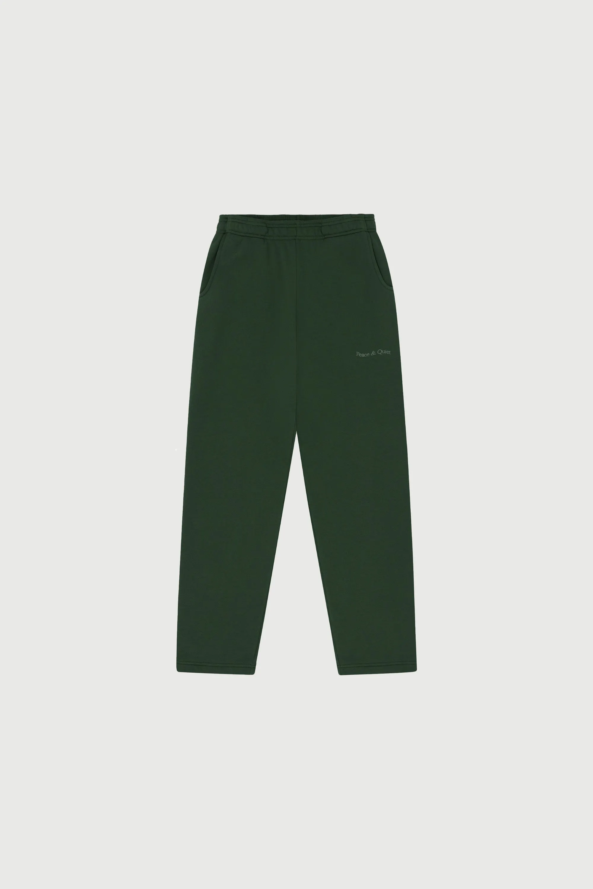 Wordmark Sweatpants - Forest sold by Museum of Peace and Quiet