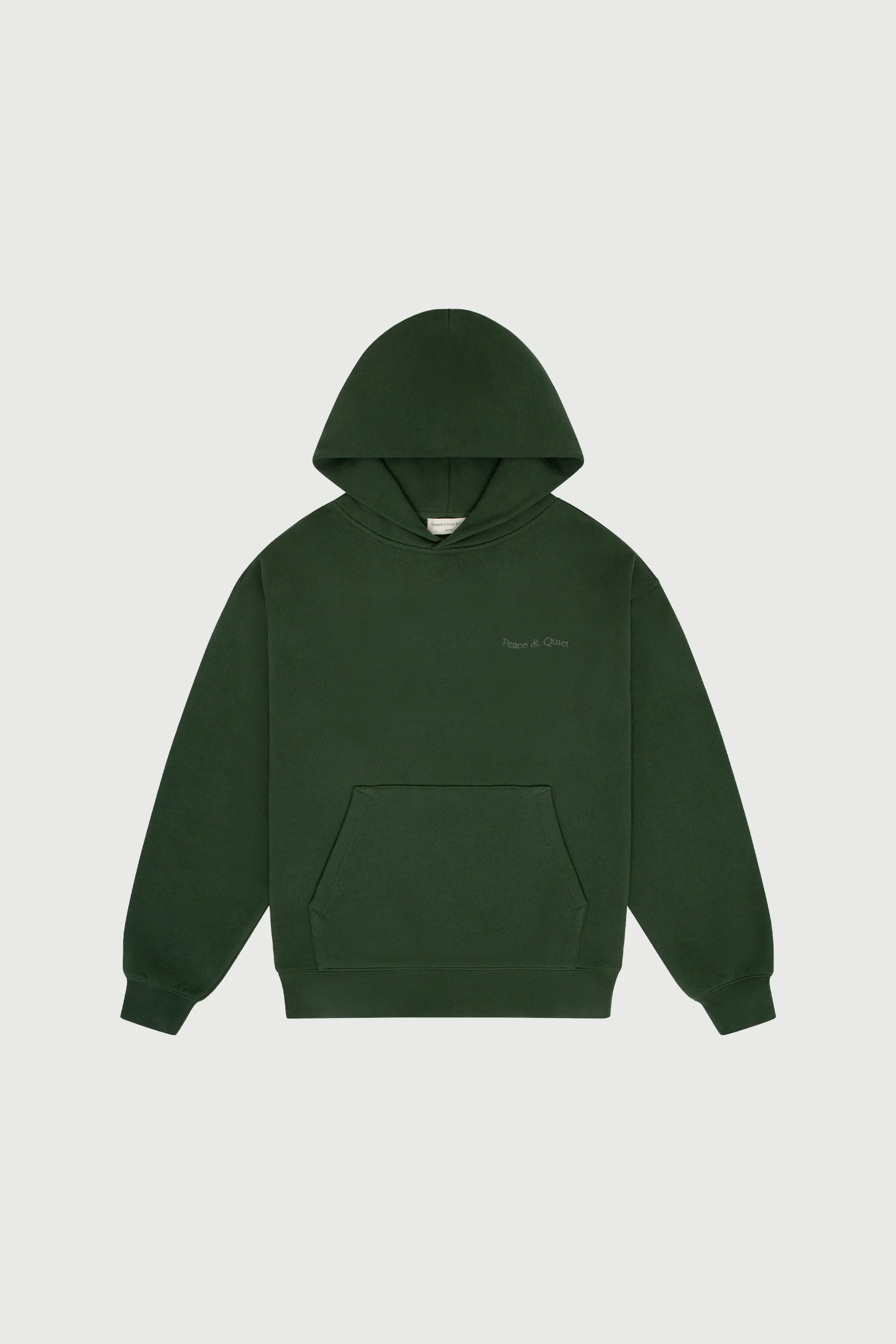 Wordmark Hoodie - Forest sold by Museum of Peace and Quiet