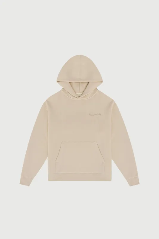 Wordmark Hoodie - Taupe sold by Museum of Peace and Quiet