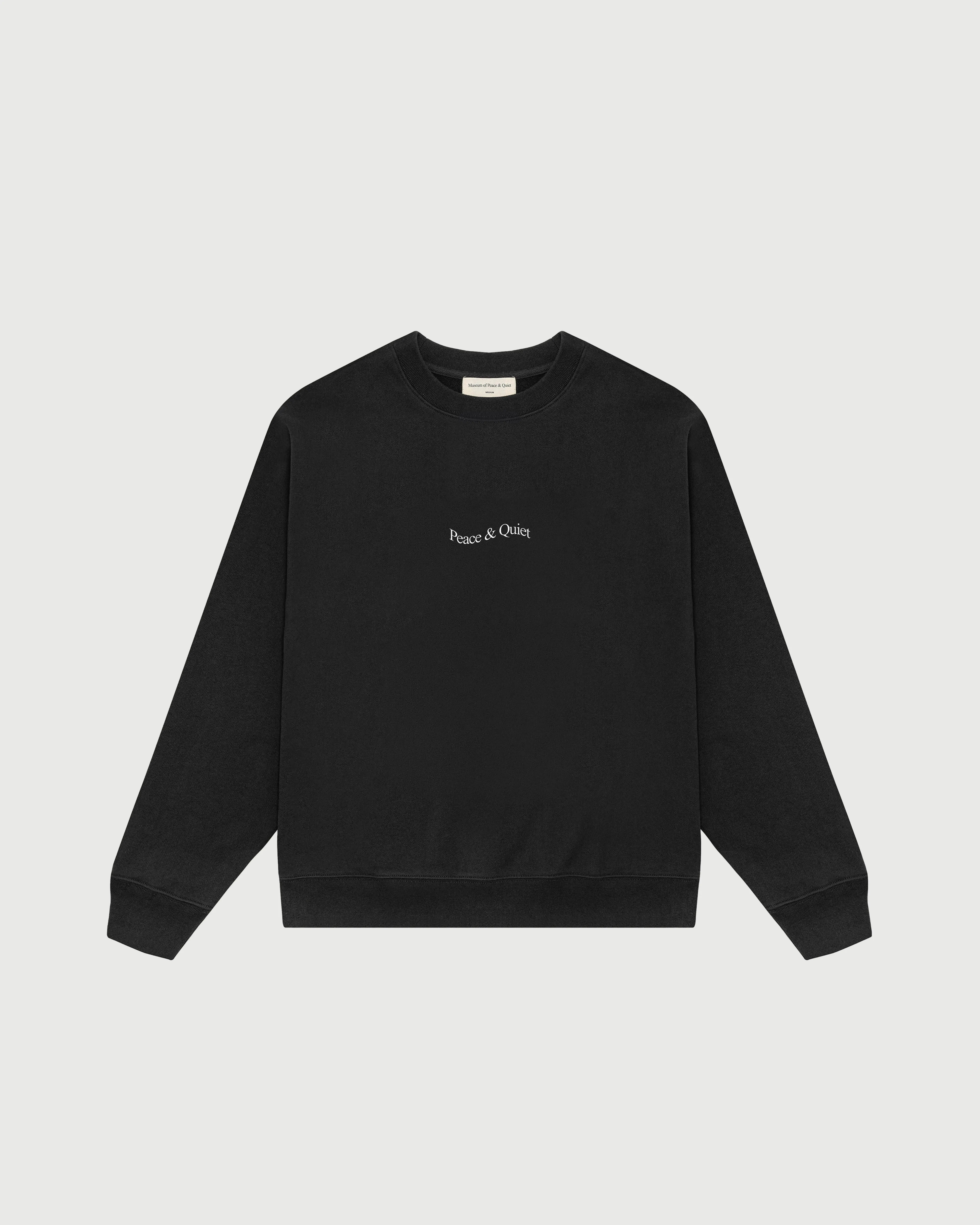 Wordmark Crewneck - Black sold by Museum of Peace and Quiet