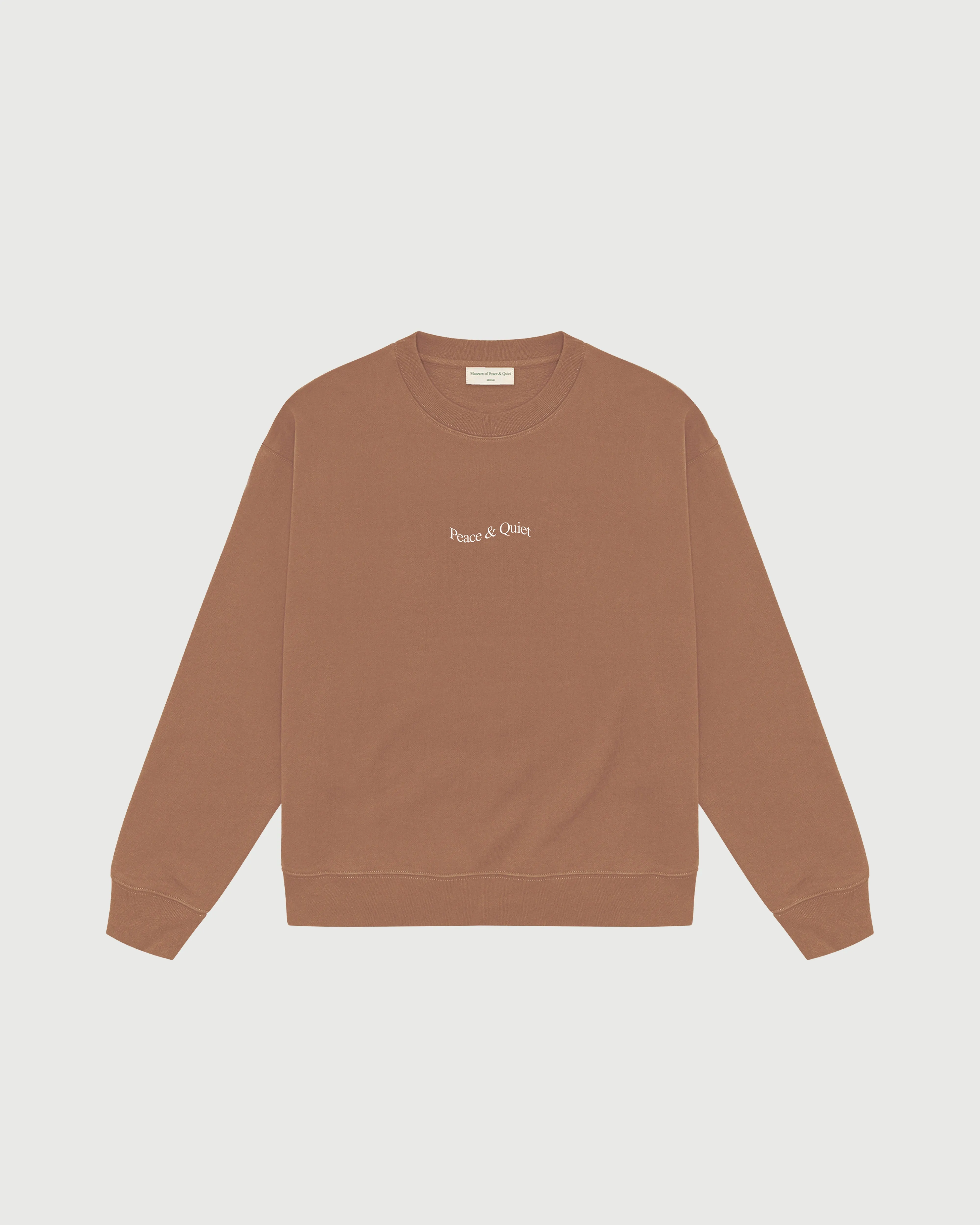 Wordmark Crewneck - Adobe sold by Museum of Peace and Quiet