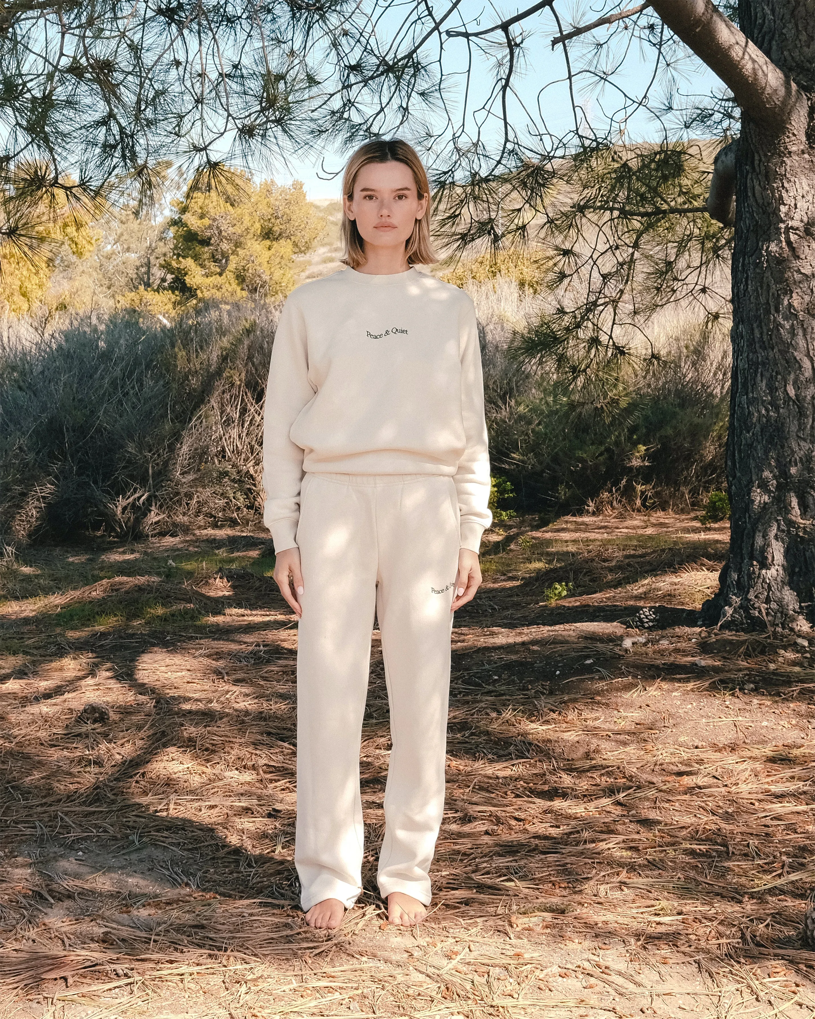 Wordmark Sweatpants - Bone sold by Museum of Peace and Quiet product image thumbnail 2