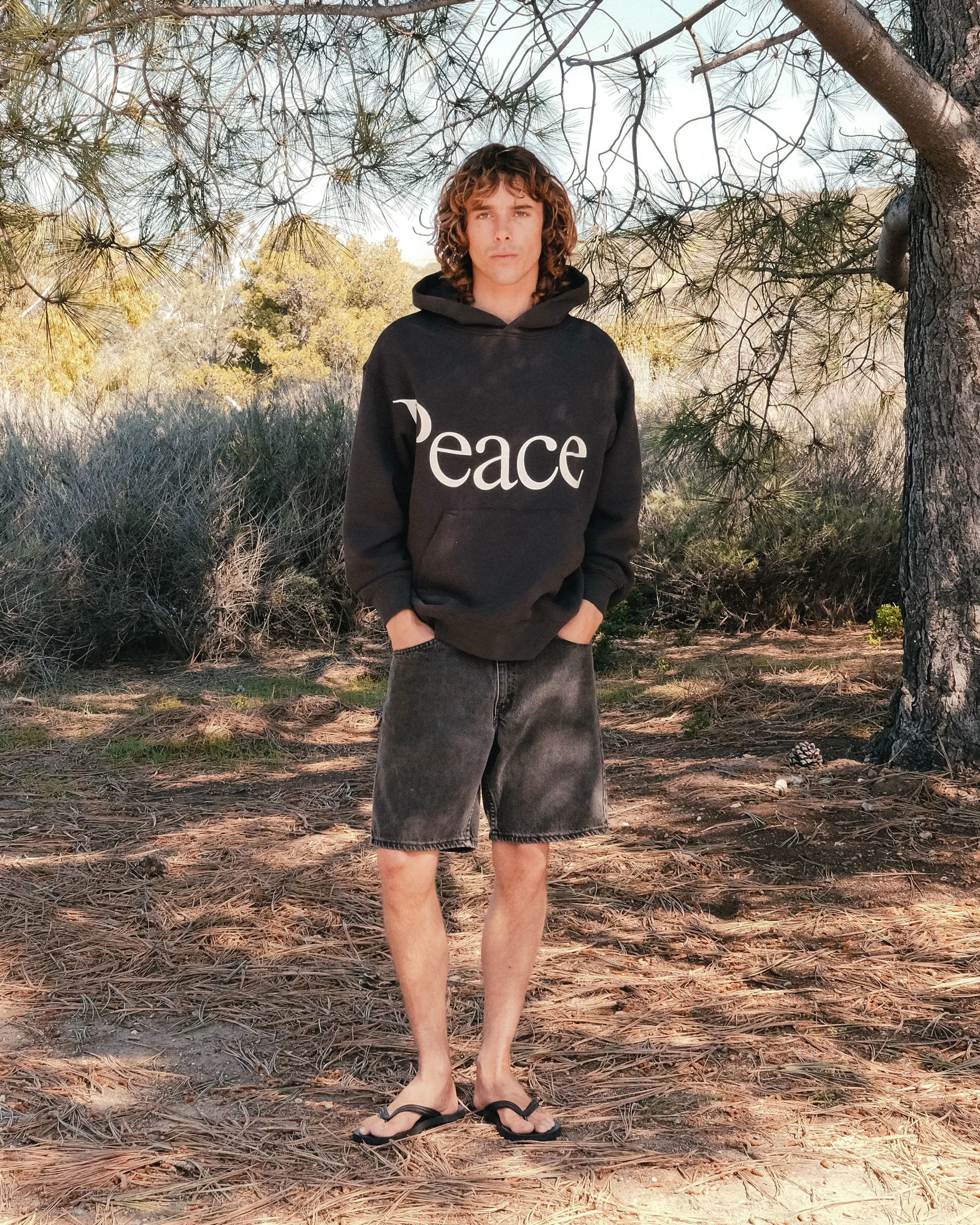 Jumbo Wordmark Hoodie - Black sold by Museum of Peace and Quiet product image thumbnail 3