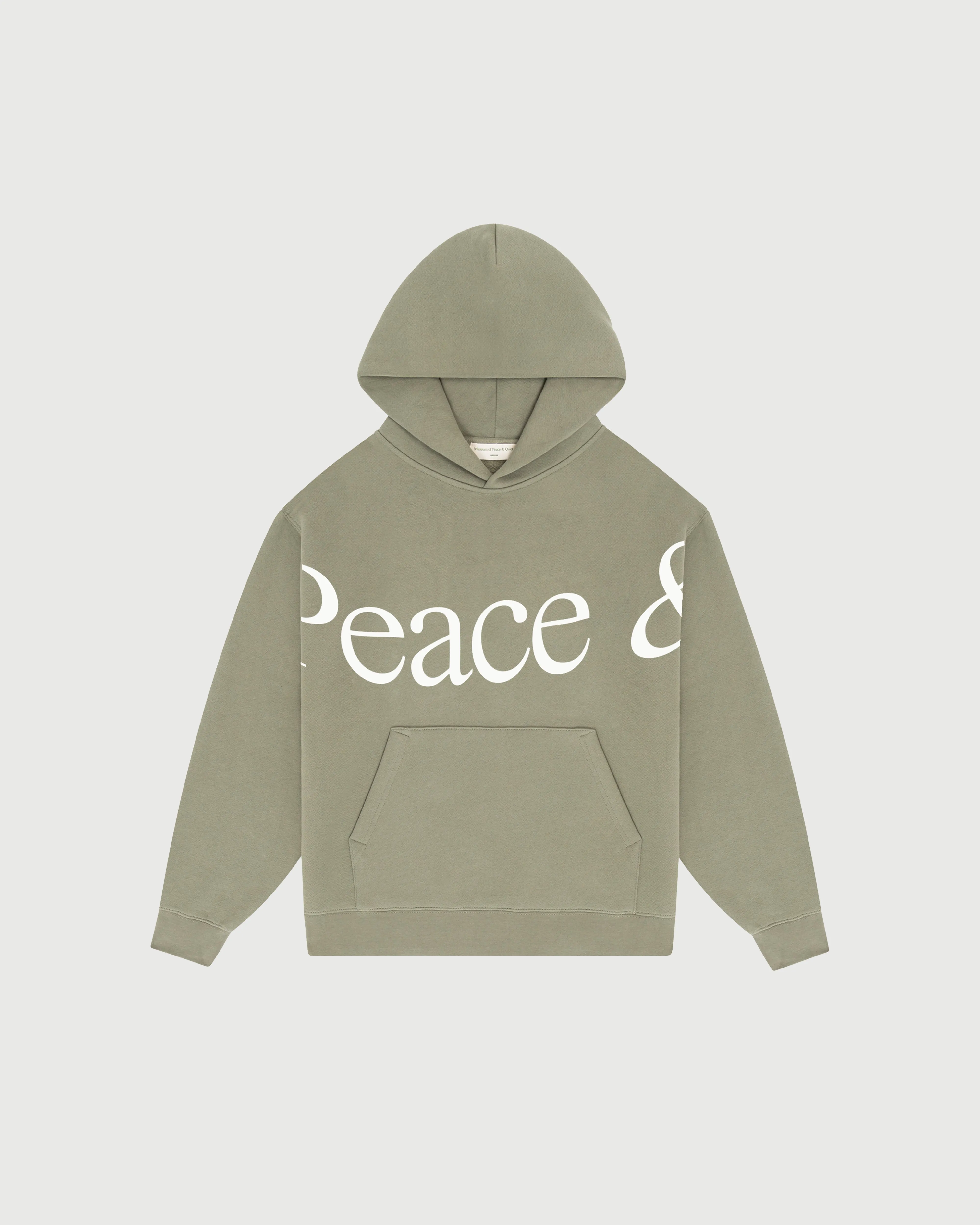 Jumbo Wordmark Hoodie - Olive sold by Museum of Peace and Quiet
