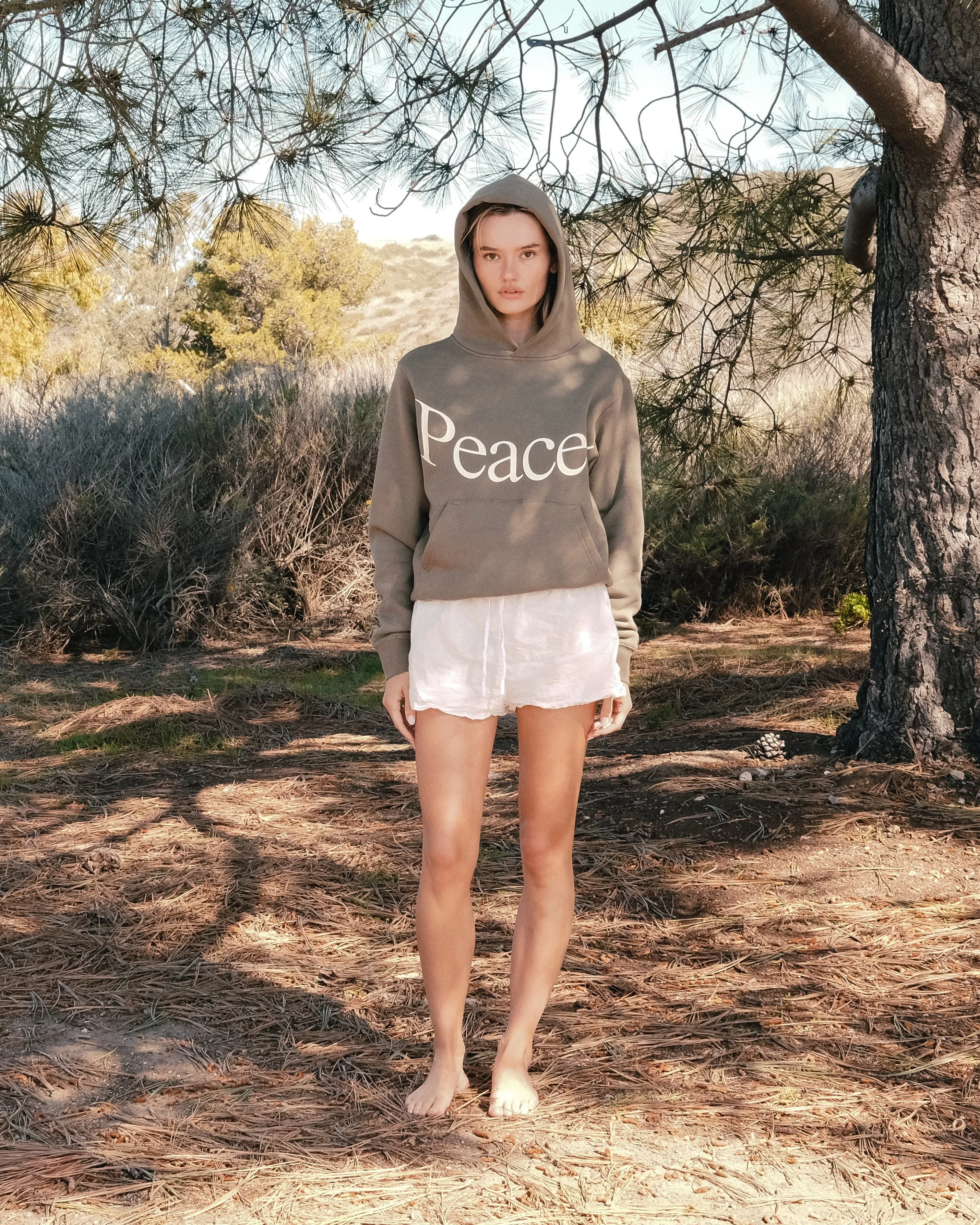 Jumbo Wordmark Hoodie - Olive sold by Museum of Peace and Quiet product image thumbnail 3