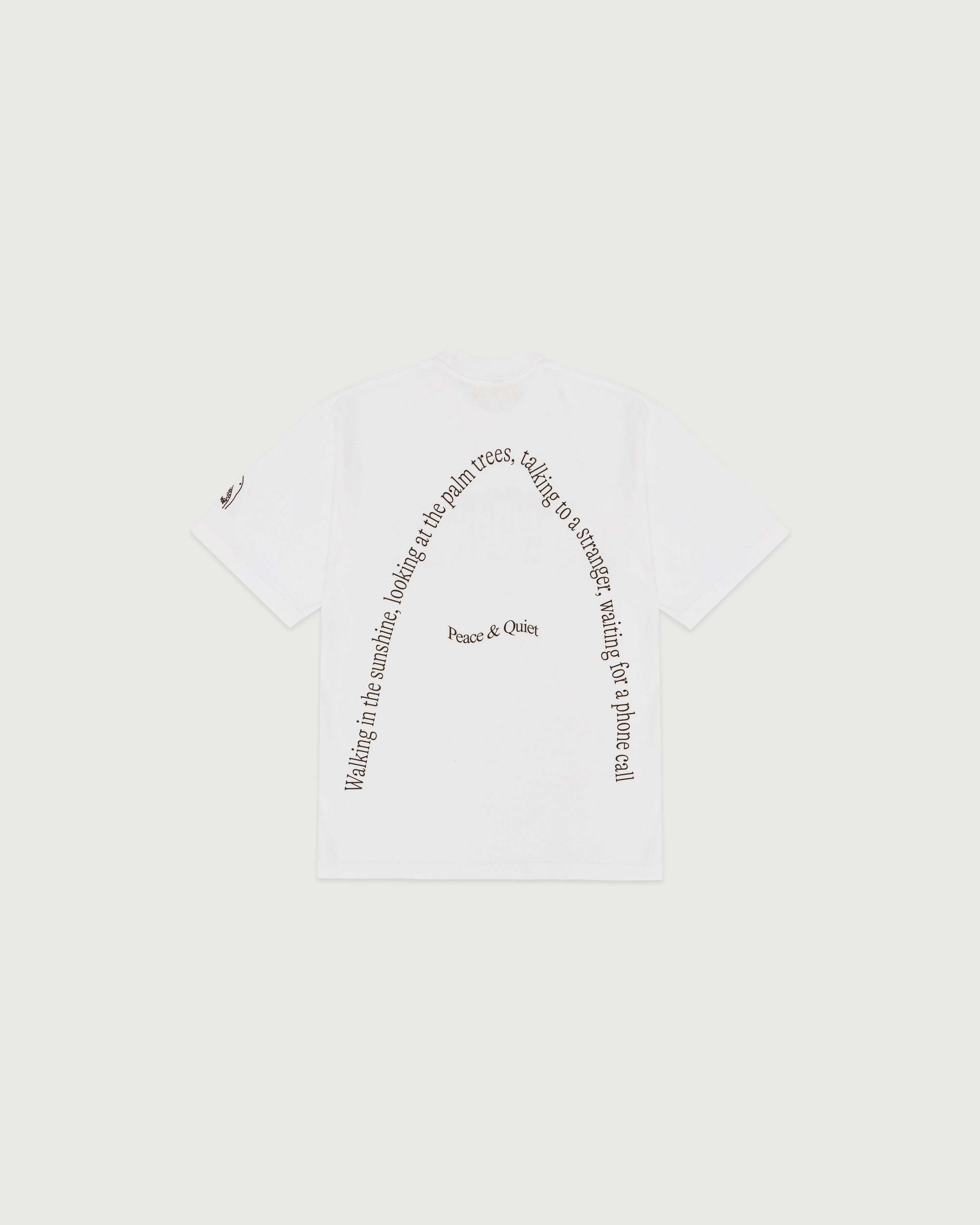 Great White x MoPQ Natural Tee - White/Camo sold by Museum of Peace and Quiet product image thumbnail 2
