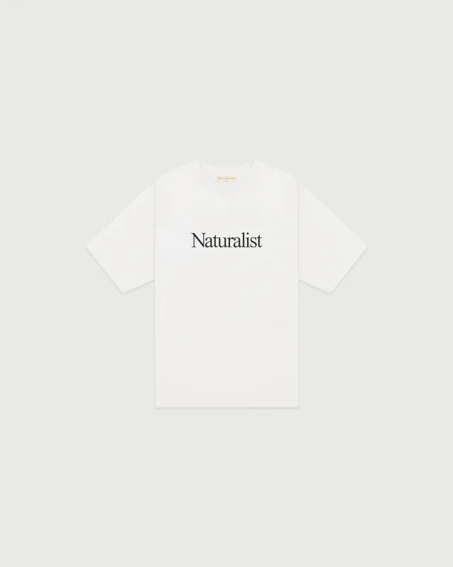 Naturalist Tee - White sold by Museum of Peace and Quiet