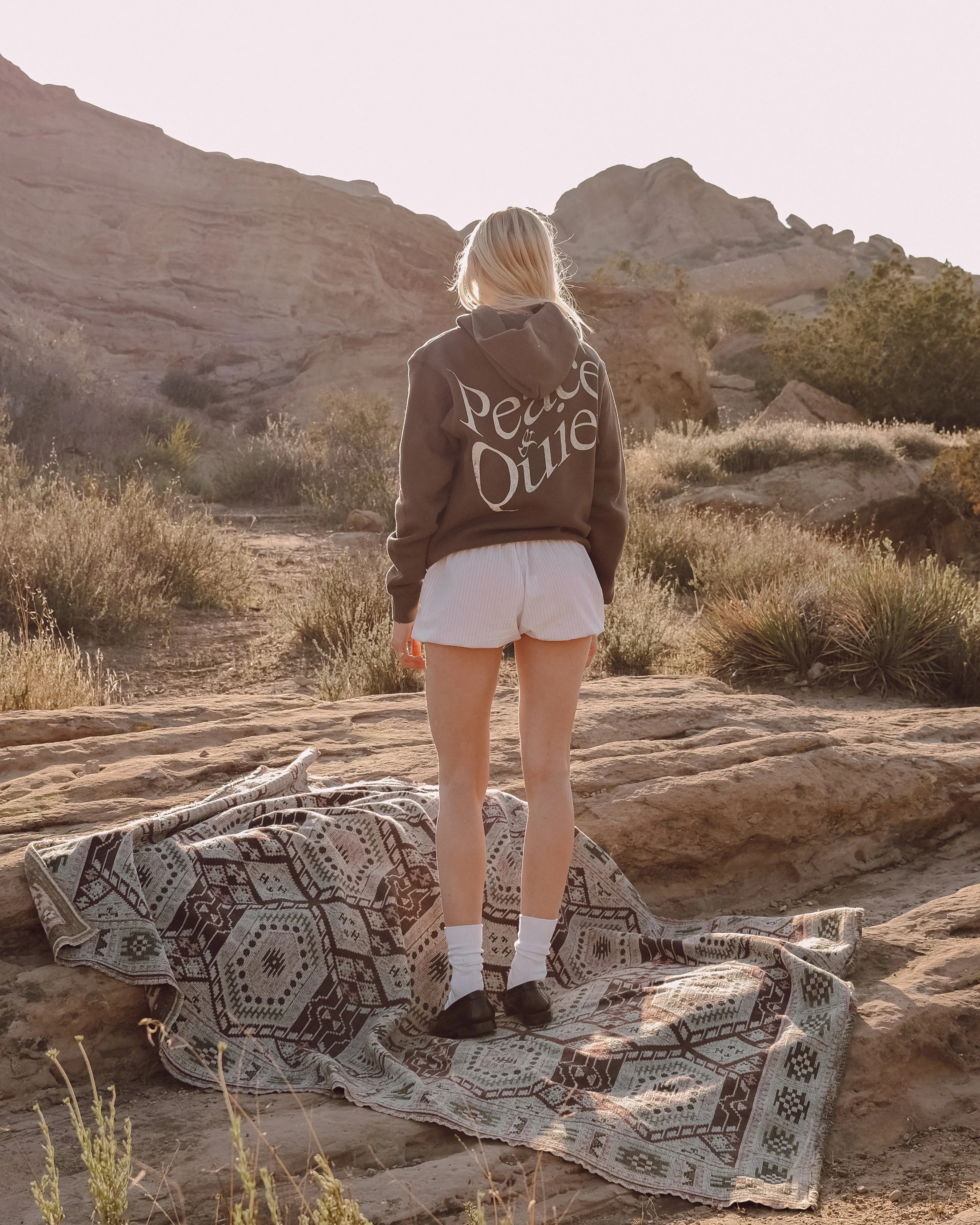 Warped Hoodie - Coffee sold by Museum of Peace and Quiet product image thumbnail 3