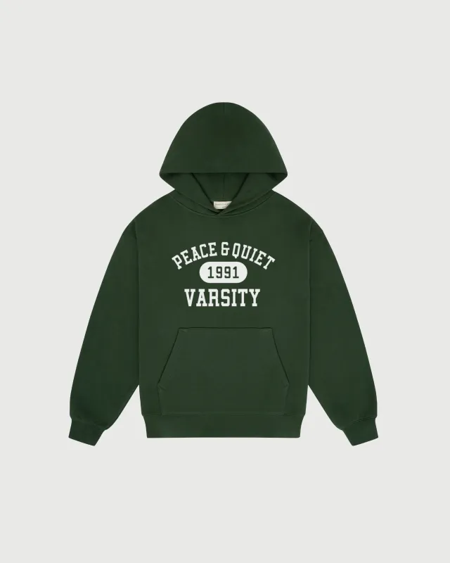 Varsity Hoodie - Forest sold by Museum of Peace and Quiet
