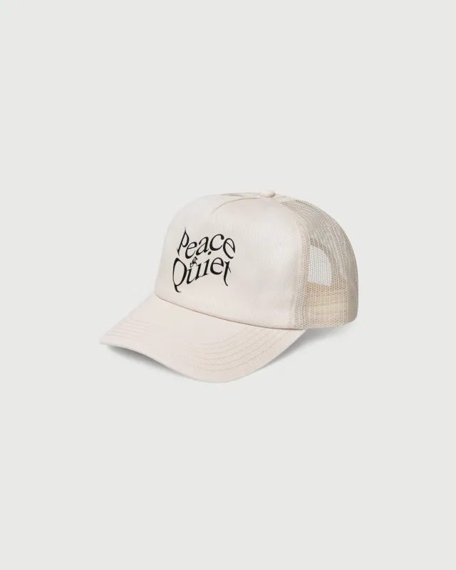 Warped Trucker hat Bone sold by Museum of Peace and Quiet