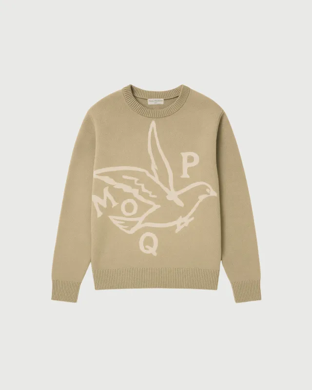 Flock Knit Sweater Tan sold by Museum of Peace and Quiet