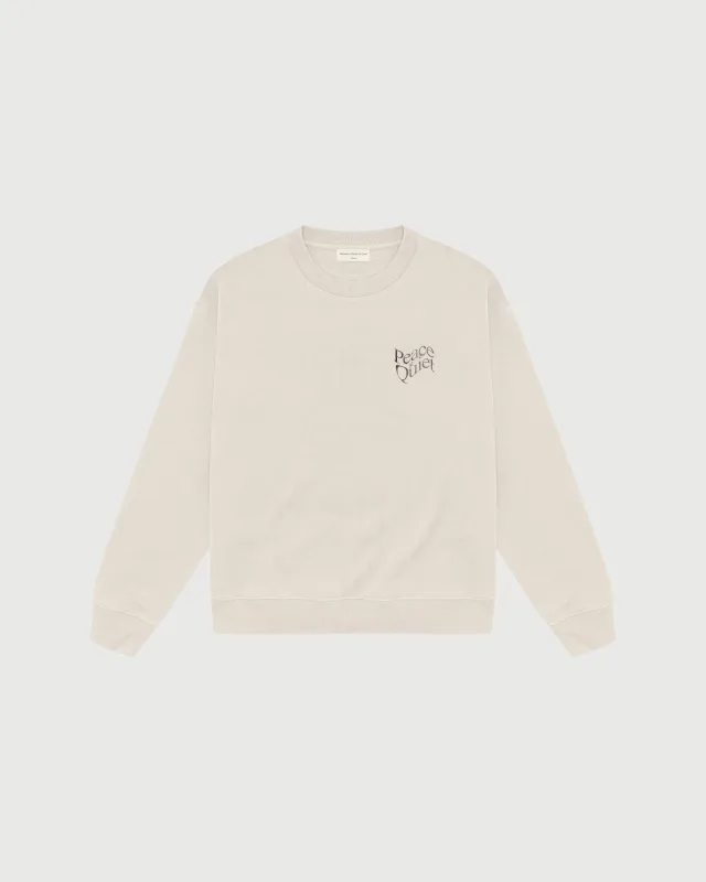 Warped Crewneck - Bone sold by Museum of Peace and Quiet