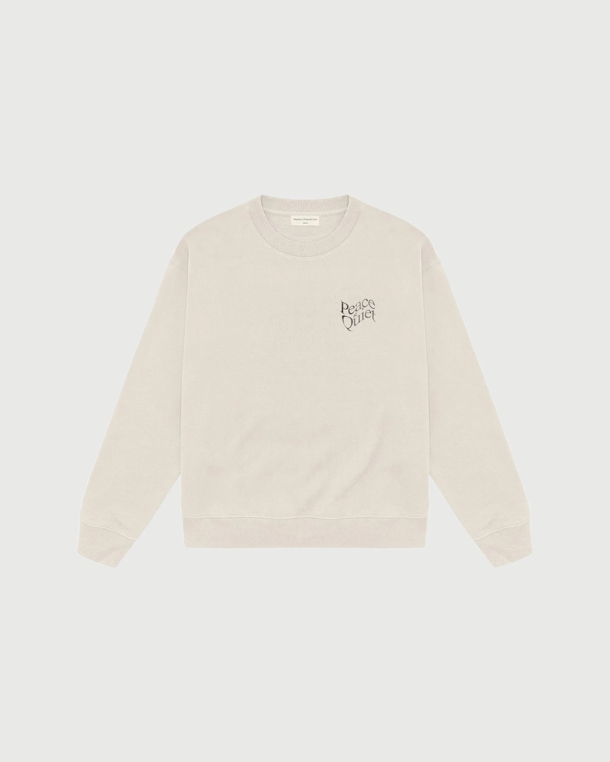 Warped Crewneck - Bone sold by Museum of Peace and Quiet