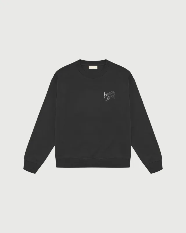Warped Crewneck - Black sold by Museum of Peace and Quiet