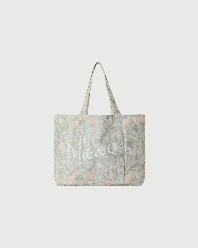 Wordmark Boat Tote - Camo sold by Museum of Peace and Quiet