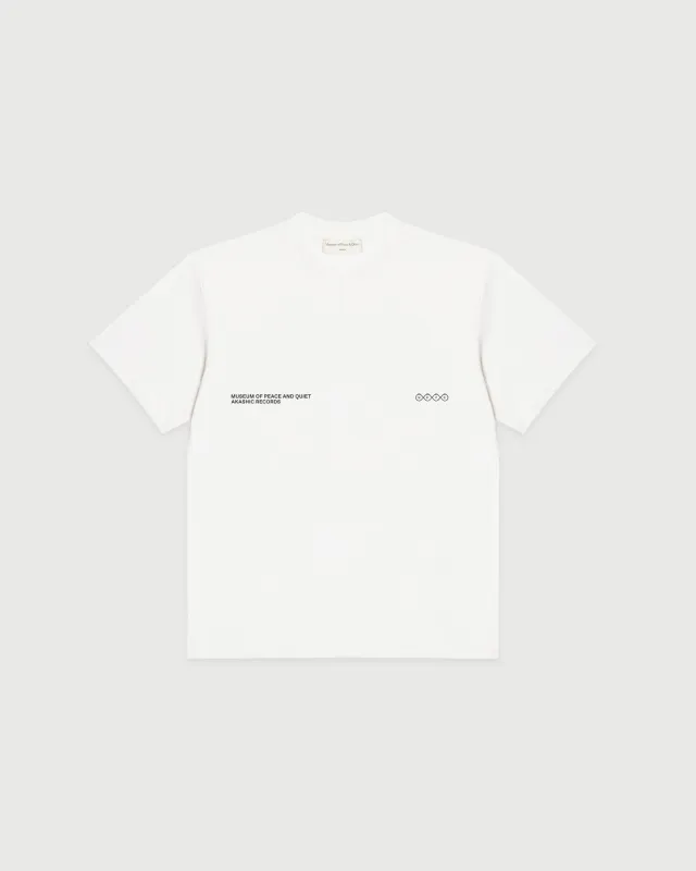 Sound Waves Tee - White sold by Museum of Peace and Quiet