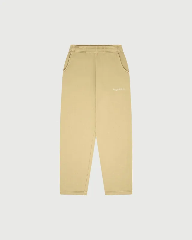 Wordmark Sweatpants - Tan sold by Museum of Peace and Quiet
