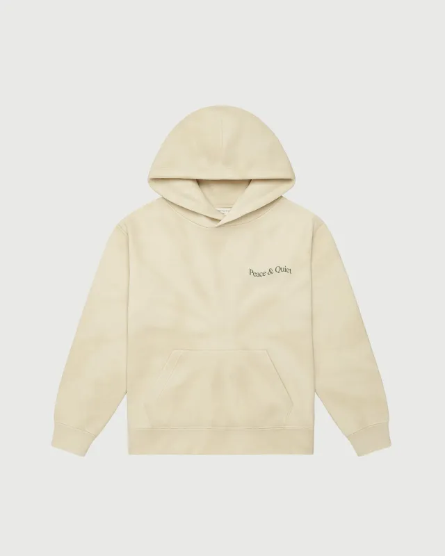 Wordmark Tyedye Hoodie - Bone sold by Museum of Peace and Quiet