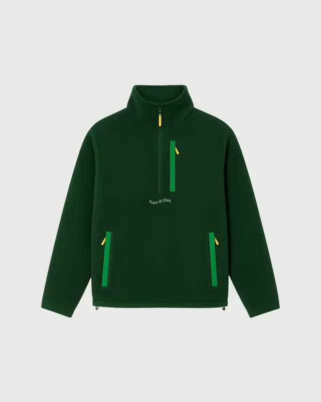Summit Polar Fleece Quarter Zip - Forest sold by Museum of Peace and Quiet