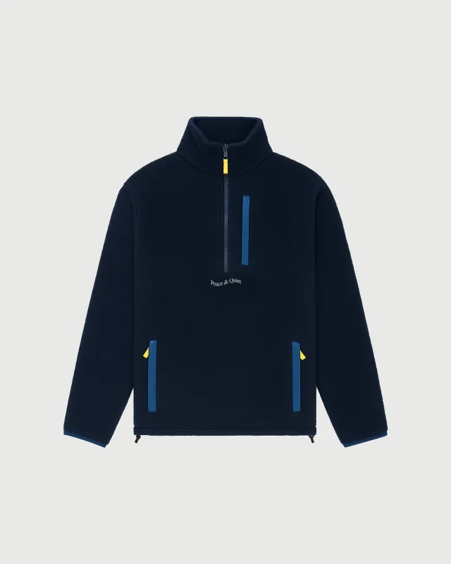 Summit Polar Fleece Quarter Zip - Navy sold by Museum of Peace and Quiet