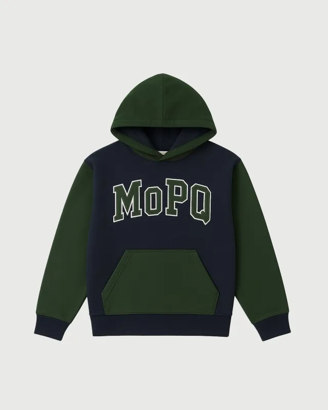 University Panel Hoodie - Navy sold by Museum of Peace and Quiet