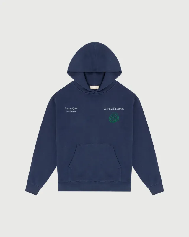Spiritual Discovery Hoodie - Navy sold by Museum of Peace and Quiet