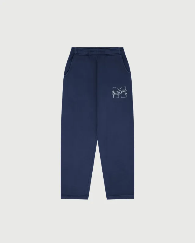 Banner Sweatpants - Navy sold by Museum of Peace and Quiet
