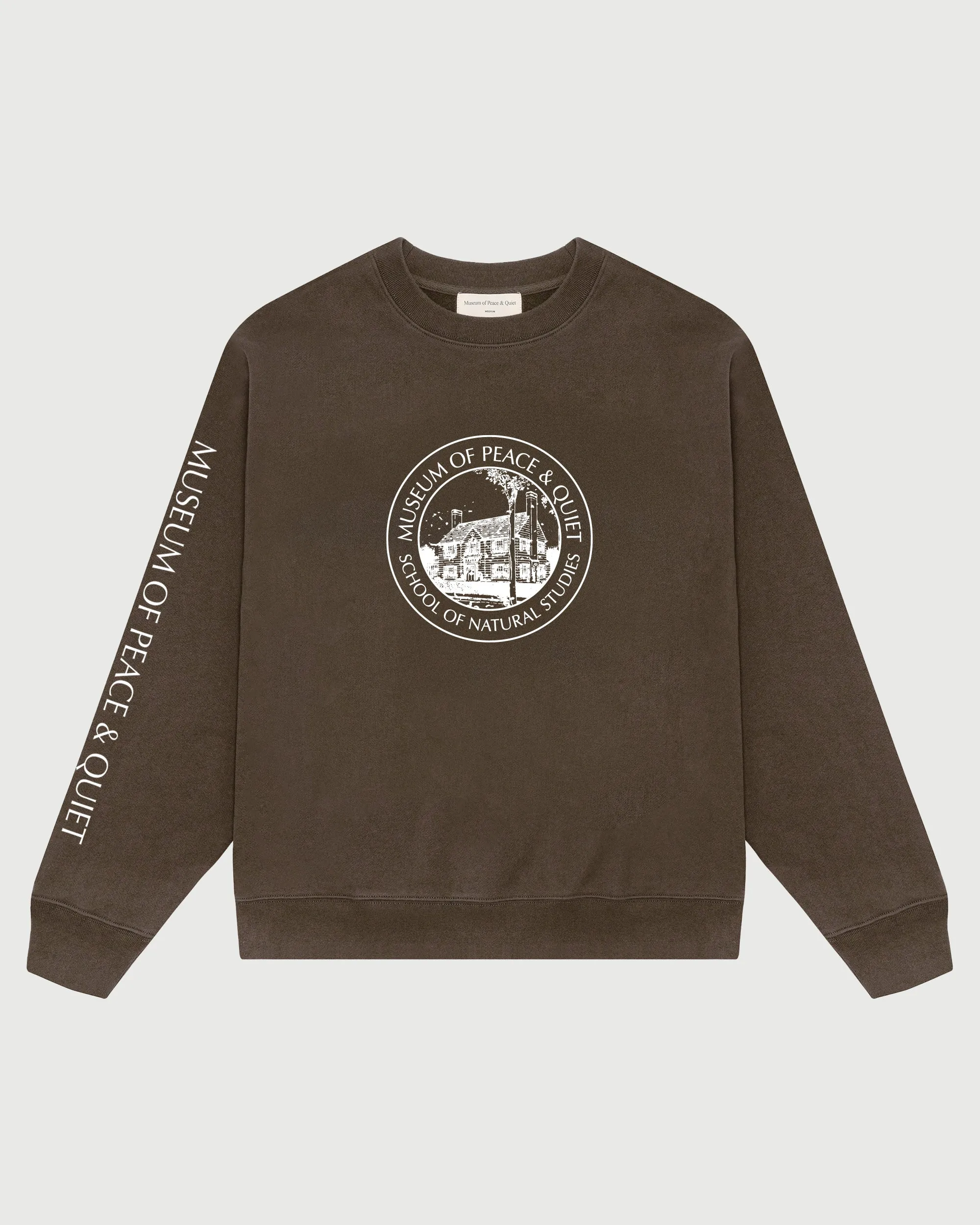 Natural Studies Crewneck - Brown sold by Museum of Peace and Quiet