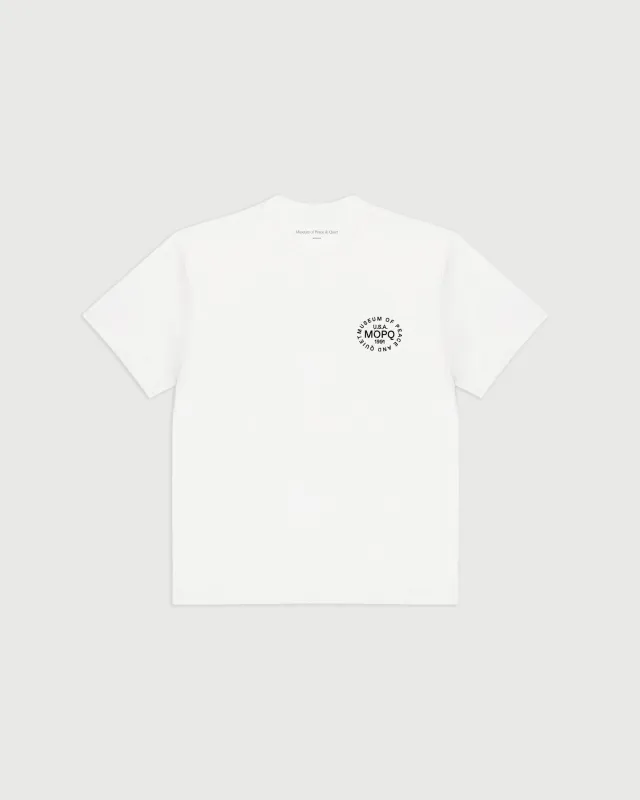 Stamp Tee - White made by Museum of Peace and Quiet