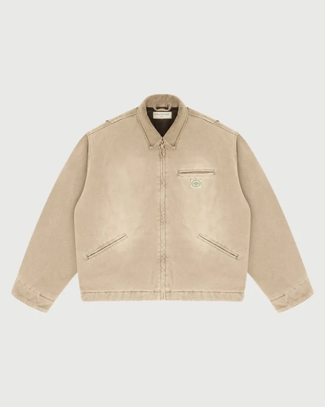 Utility Canvas Work Jacket - Tan made by Museum of Peace and Quiet