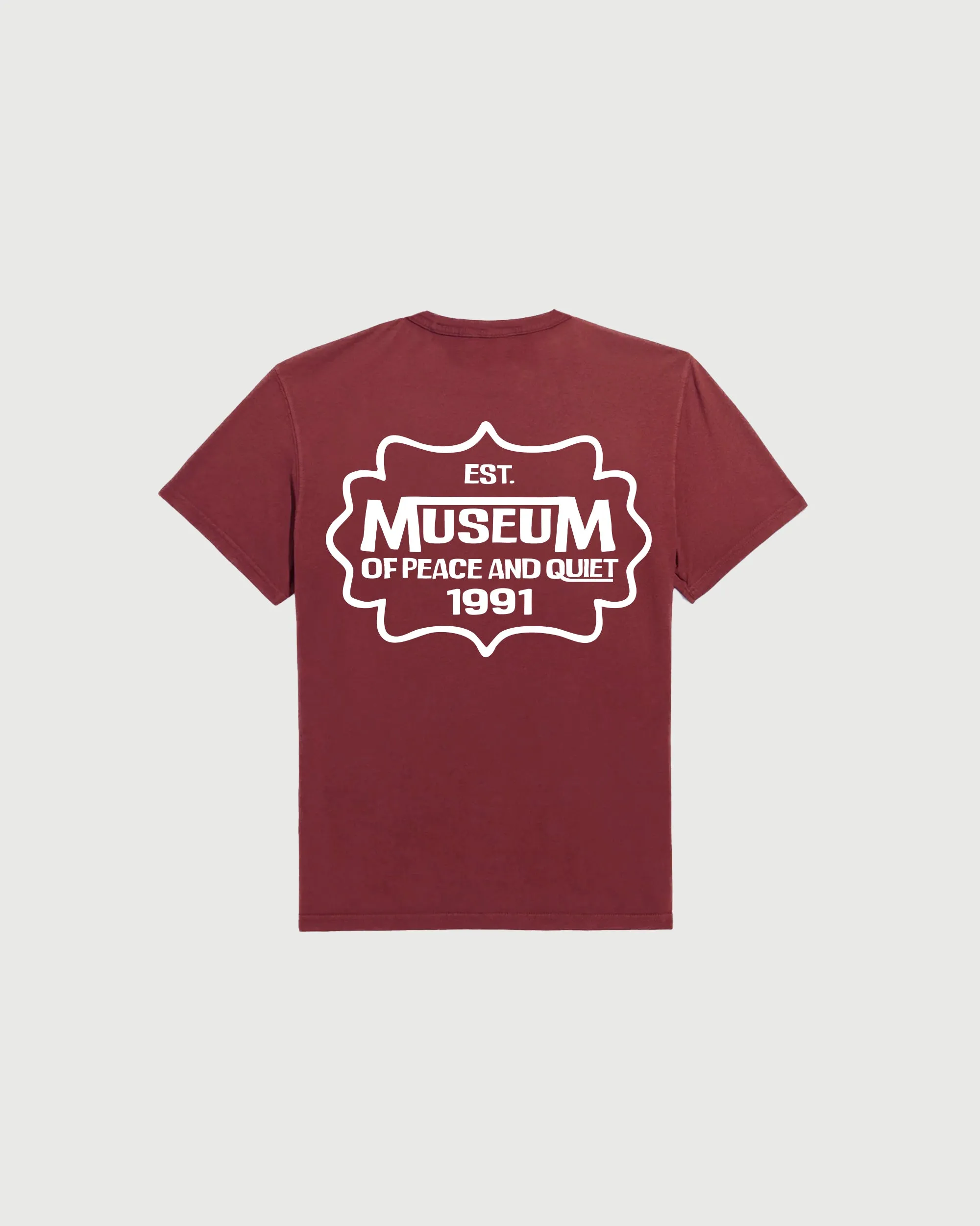 Establish Tee - Burgandy sold by Museum of Peace and Quiet product image thumbnail 2