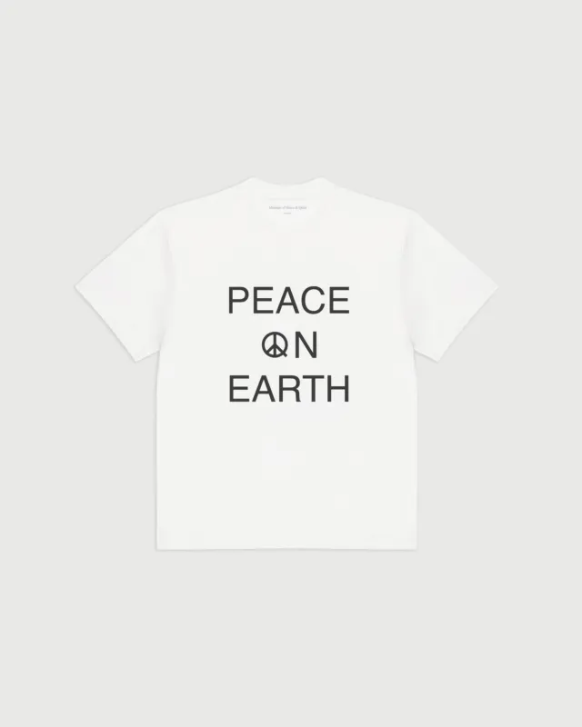 Earth Tee - White made by Museum of Peace and Quiet