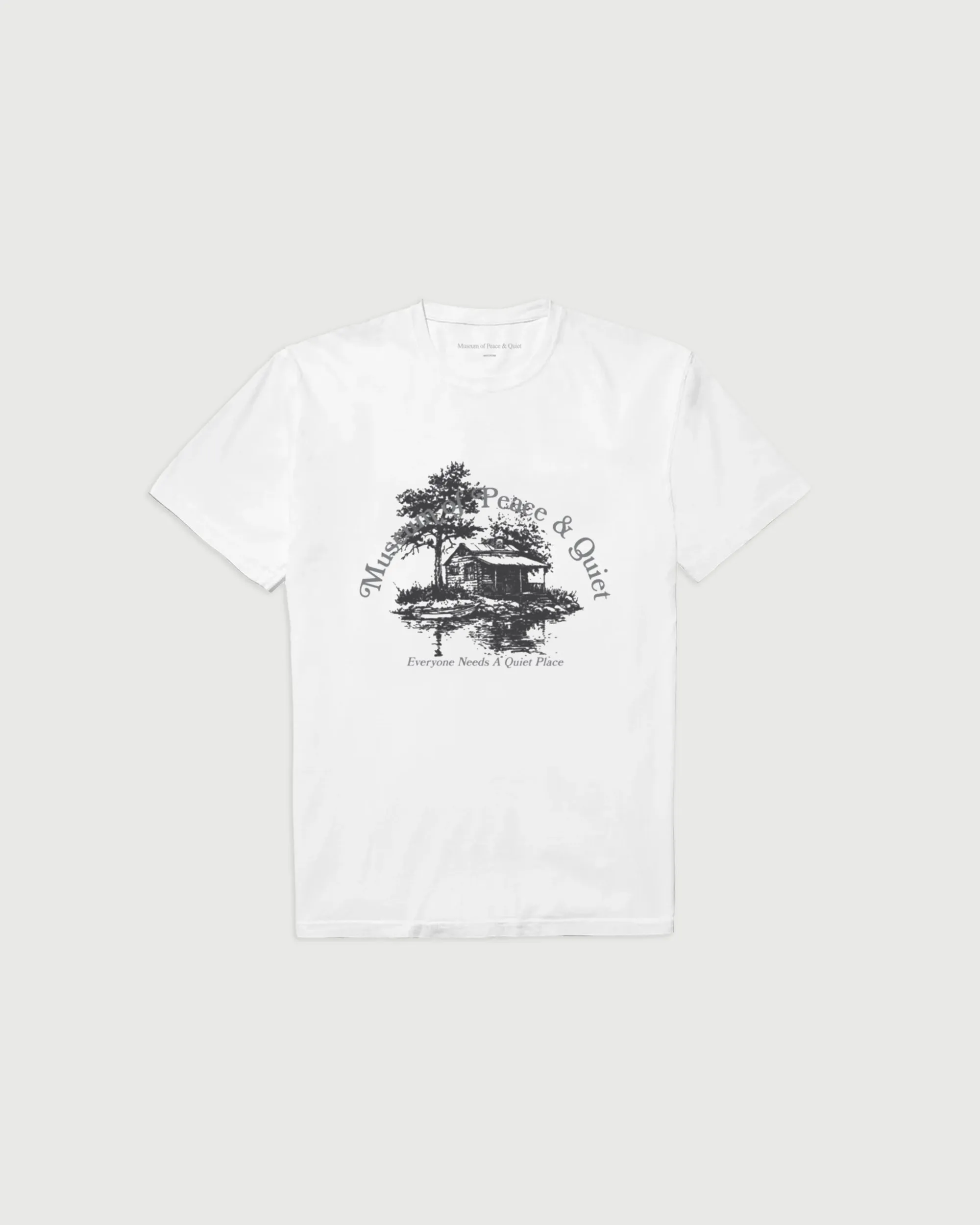Quiet Place Tee - White sold by Museum of Peace and Quiet product image thumbnail 2