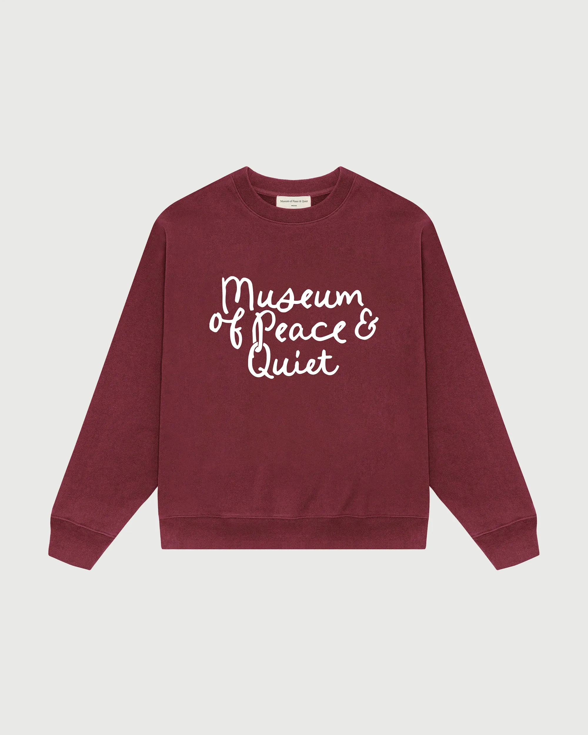 Scribble Crewneck - Burgandy sold by Museum of Peace and Quiet product image thumbnail 2