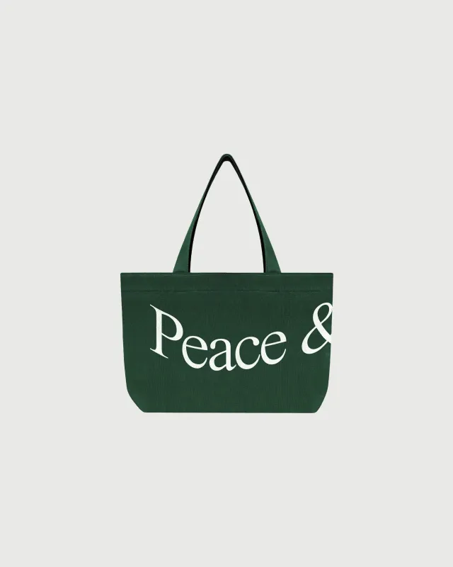 Jumbo Wordmark Tote - Forest made by Museum of Peace and Quiet