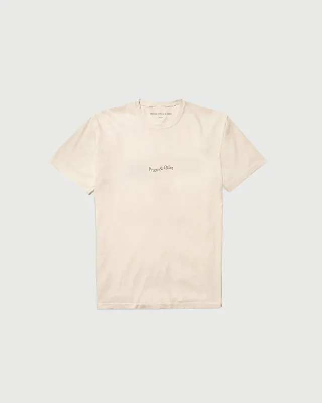 Wordmark Tee - Bone made by Museum of Peace and Quiet
