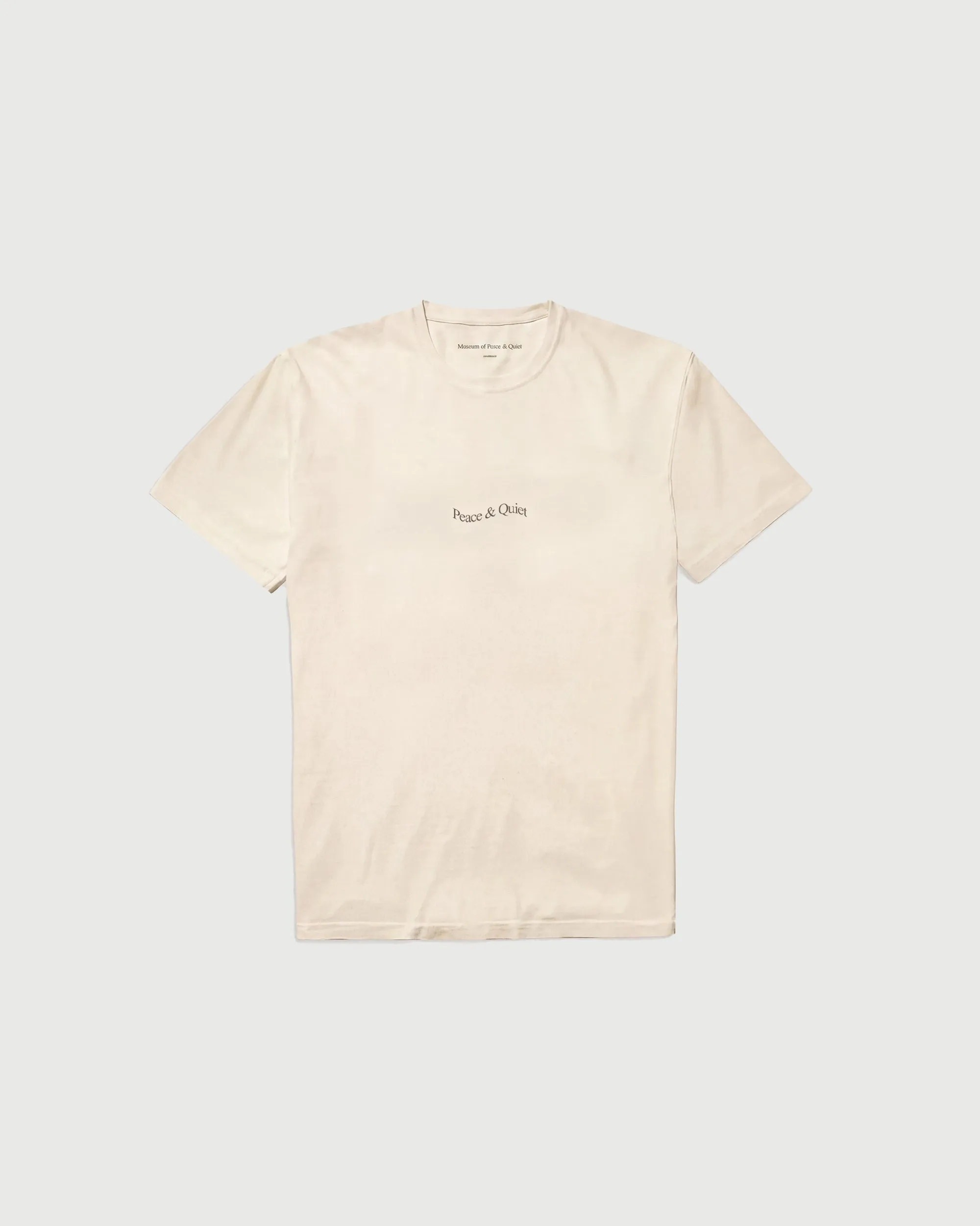Wordmark Tee - Bone sold by Museum of Peace and Quiet