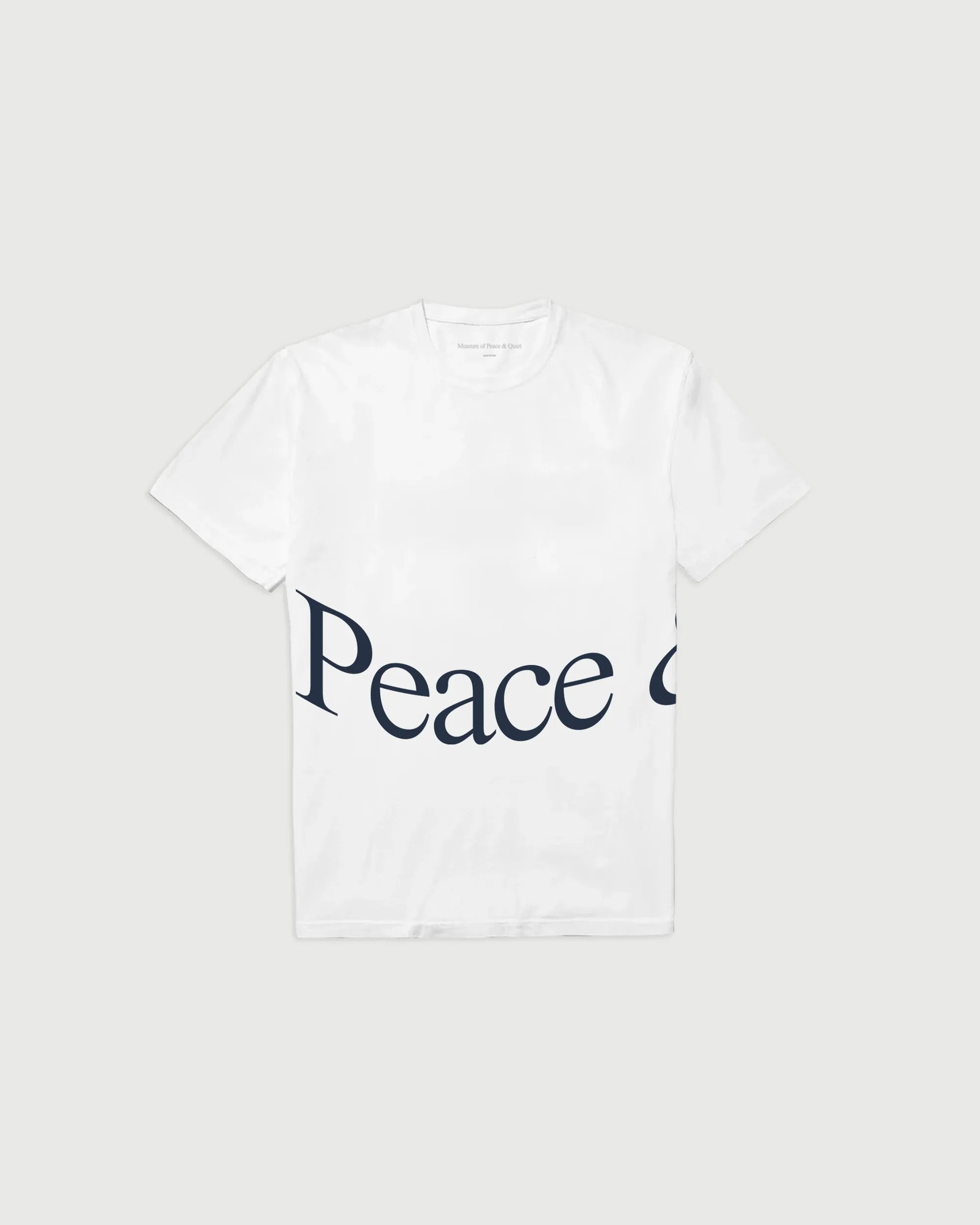 Jumbo Wordmark Tee - White sold by Museum of Peace and Quiet