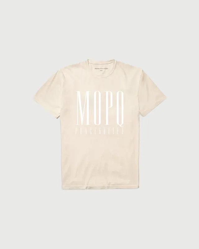Headline Tee - Bone made by Museum of Peace and Quiet