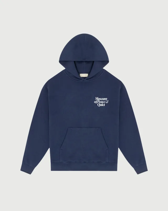 Mid Century Hoodie - Navy made by Museum of Peace and Quiet