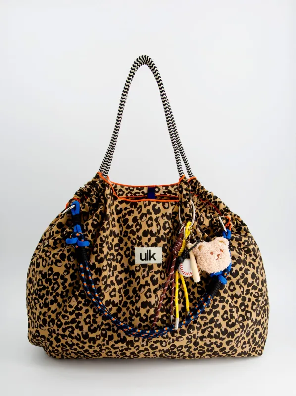 Nylon tote bag with charms - ULK Merly made by Ulanka