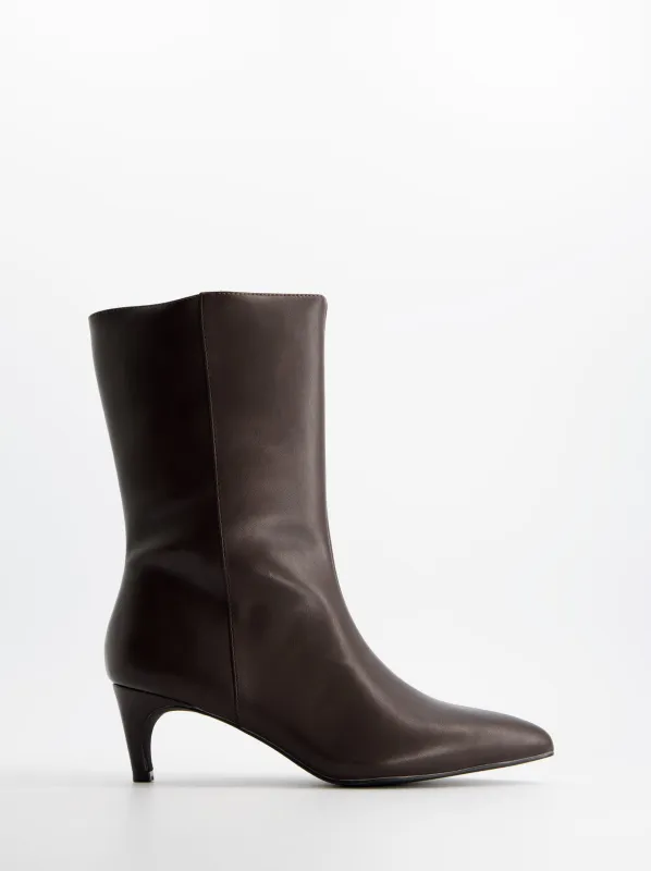 Kitten heel boot - ULK Low Dafne sold by Ulanka