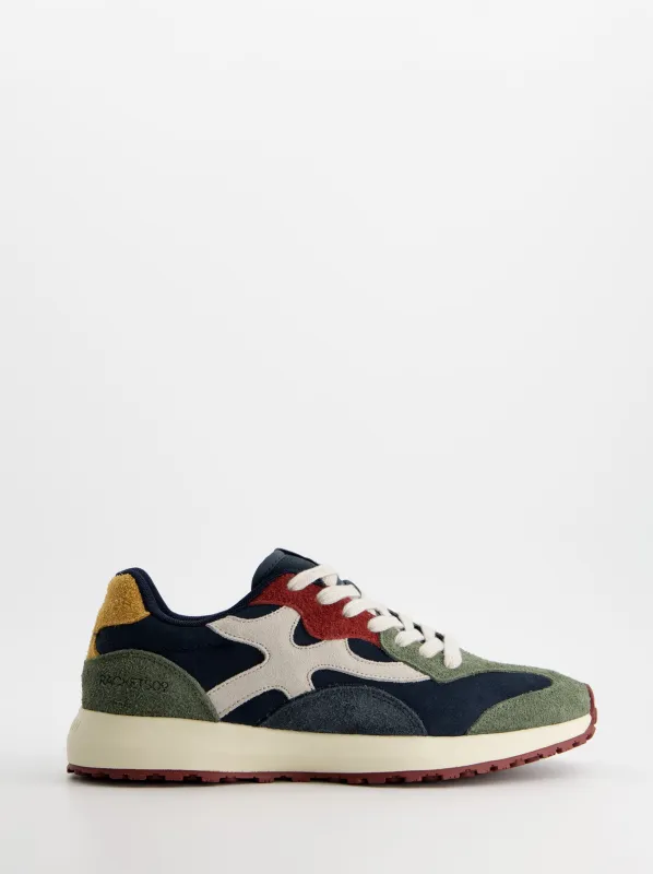 Leather sneakers - Silbon Rackets 09 made by Ulanka