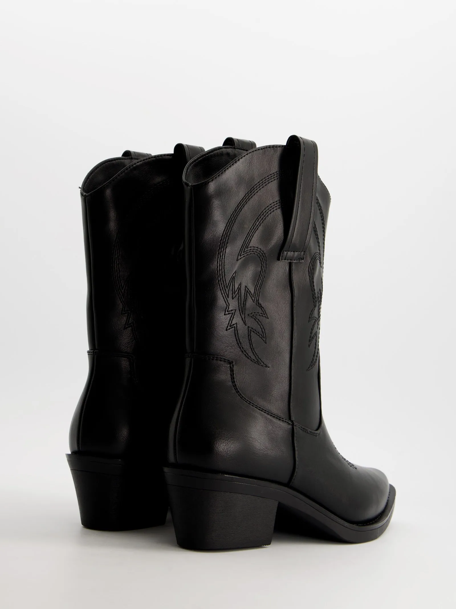 Faux leather cowboy boots - Brooklyn sold by Ulanka product image thumbnail 5