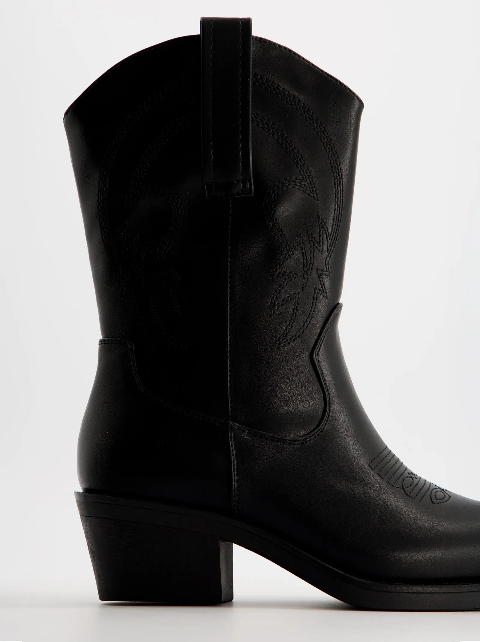 Faux leather cowboy boots - Brooklyn sold by Ulanka product image thumbnail 4