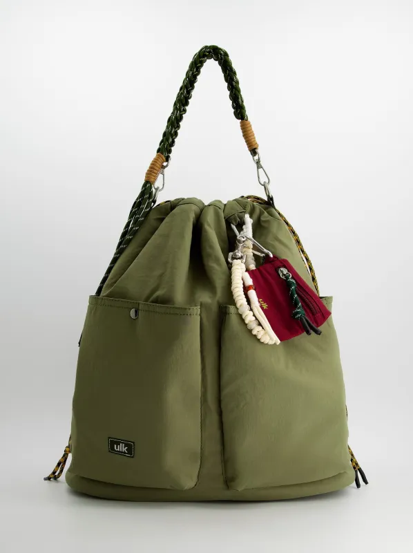 Convertible handbag/backpack with charm - Rocket sold by Ulanka